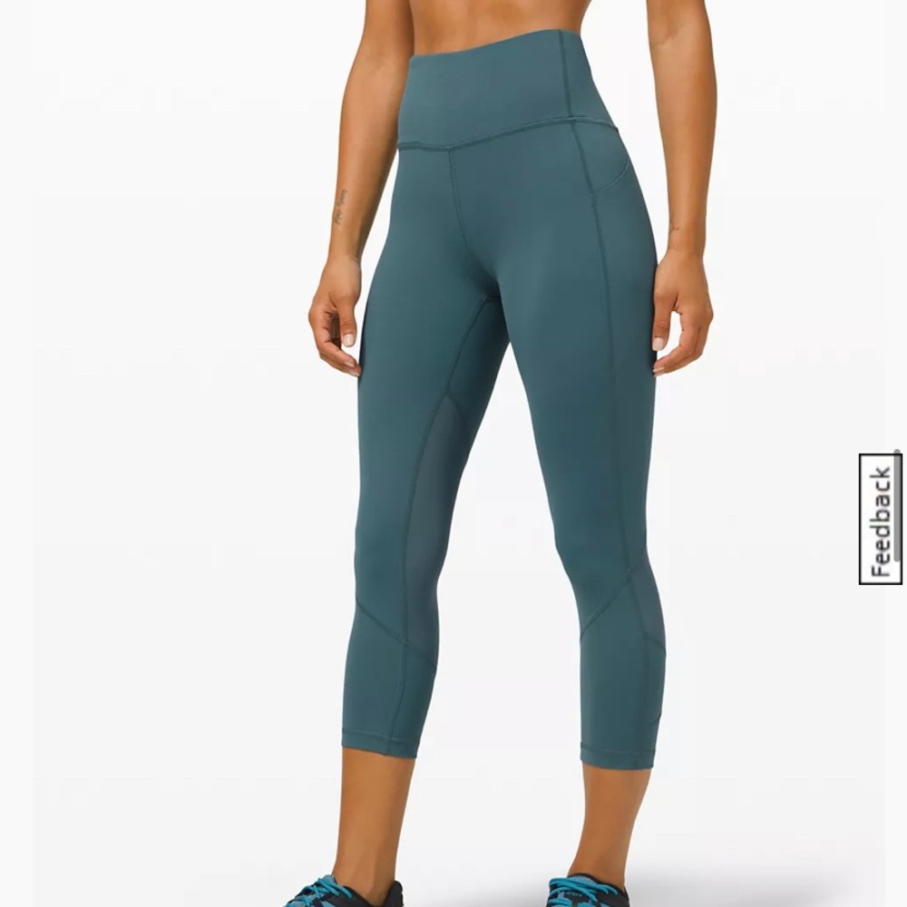 Lululemon Pace Revival high rise crop 22”